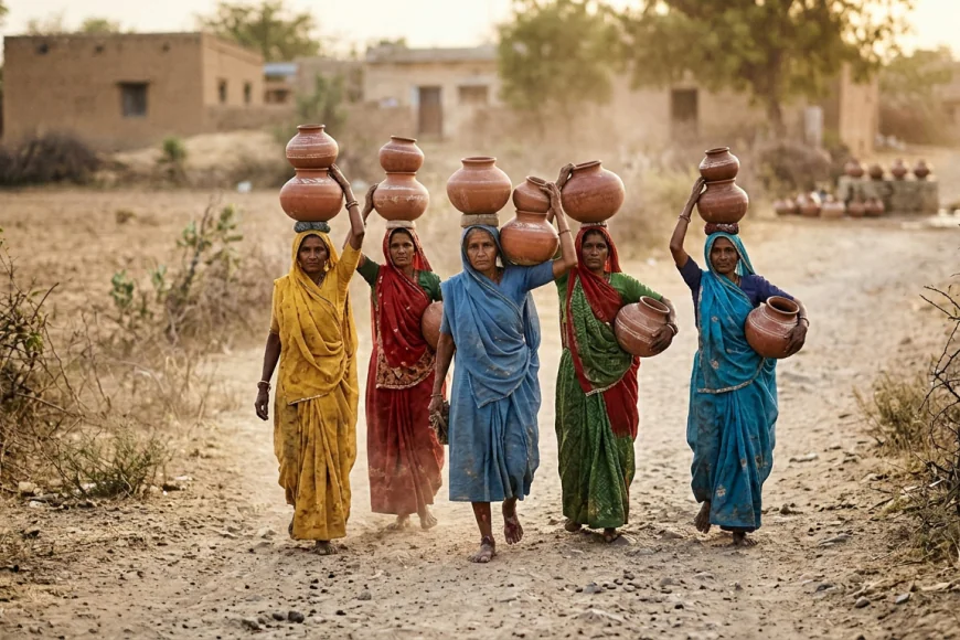 कंधों पर मटके, पैरों में छाले… देश की आर्थिक राजधानी के पास बसा एक गांव, जहां हर सुबह शुरू होती है पानी की एक अनकही “सजा” के साथ