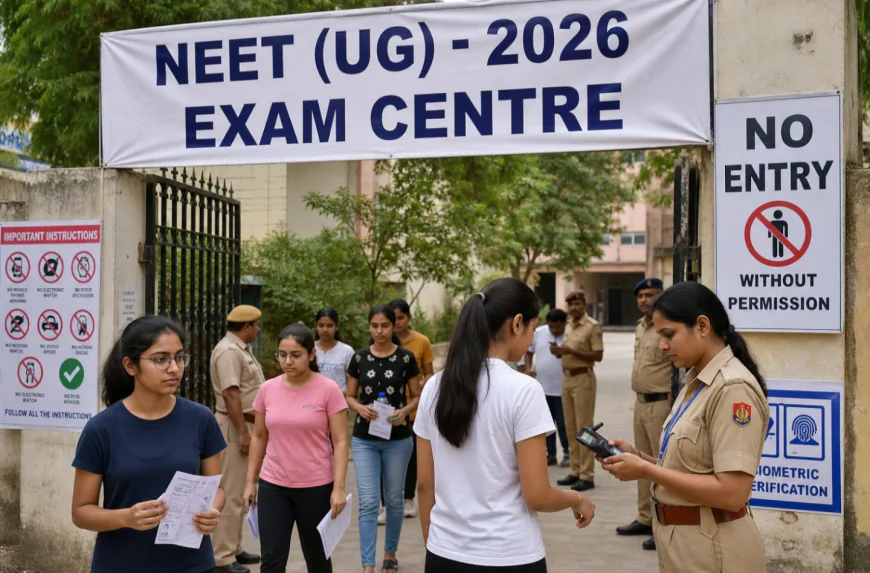 नीट यूजी-2026: 3288 अभ्यर्थी देंगे परीक्षा, कड़ी सुरक्षा और बायोमेट्रिक जांच के सख्त इंतजाम