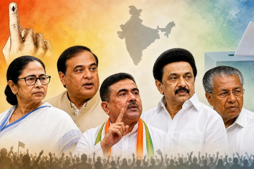 5 राज्यों में मतगणना शुरू: बंगाल में सबसे बड़ा सियासी संग्राम, जानिए किसके हाथ आयेगी सत्ता?