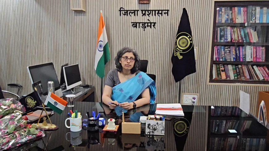 बाड़मेर को मिली नई कलेक्टर: IAS चिन्मयी गोपाल ने संभाला पदभार, जॉइन करते ही रिकॉर्ड रूम की बदहाली पर जताई चिंता
