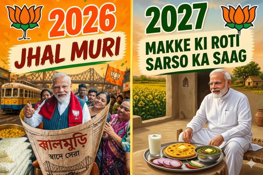 बंगाल में ऐतिहासिक जीत के बाद अब पंजाब पर नजर... झालमुड़ी के बाद मक्के की रोटी-सरसों का साग पर क्यों फोकस?