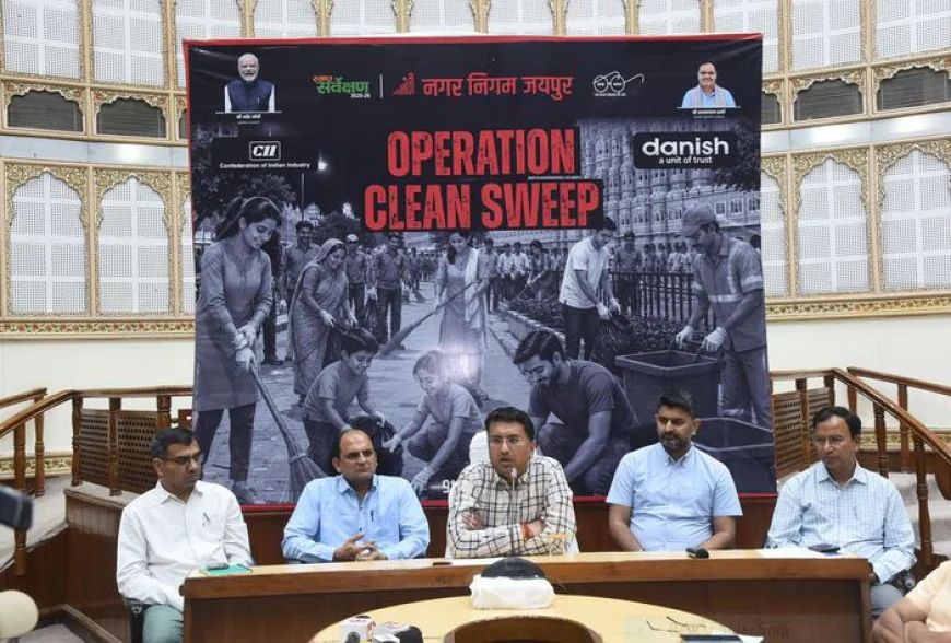 2 हजार सफाईकर्मी रातभर संभालेंगे जयपुर की सफाई: 9 मई को परकोटा-हेरिटेज में चलेगा ‘ऑपरेशन क्लीन स्वीप’