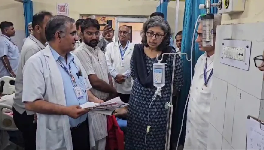 बाड़मेर में नए कलेक्टर का पहला एक्शन: अस्पताल निरीक्षण के दौरान मरीजों की शिकायत सुनकर कैंटीन व्यवस्था पर दिए बड़े संकेत