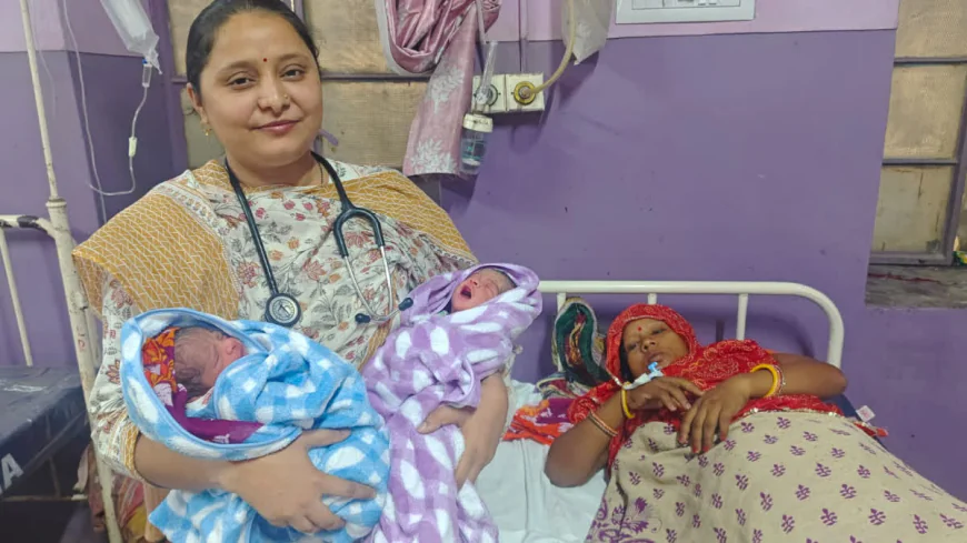 Mother’s Day पर डॉक्टरों ने किया कमाल, जटिल प्रेग्नेंसी में जुड़वा बच्चों की सफल नॉर्मल डिलीवरी