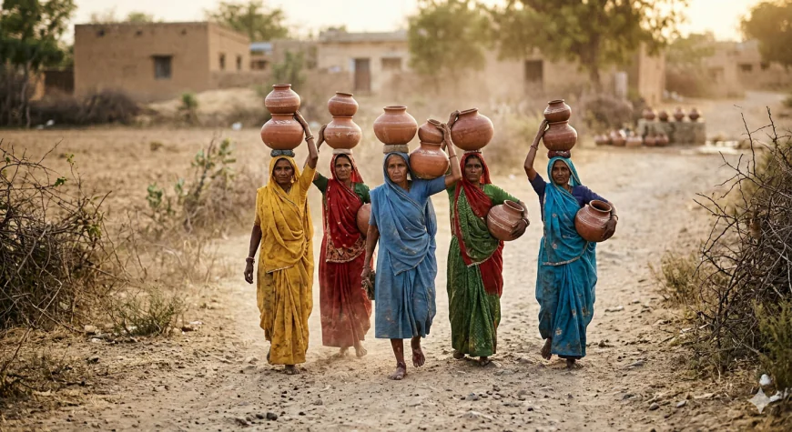कंधों पर मटके, पैरों में छाले… देश की आर्थिक राजधानी के पास बसा एक गांव, जहां हर सुबह शुरू होती है पानी की एक अनकही “सजा” के साथ