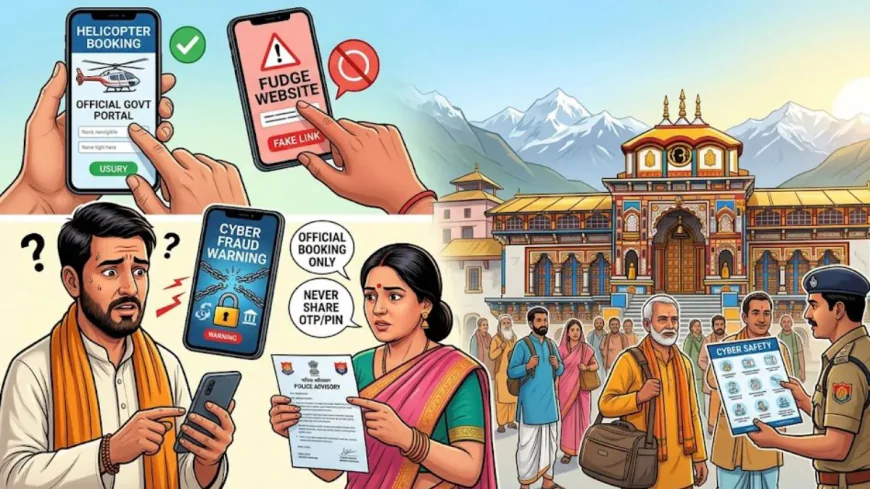 चारधाम यात्रा के नाम पर साइबर ठगी का जाल, 550 फर्जी वेबसाइट्स और सोशल मीडिया अकाउंट्स पर पुलिस का बड़ा एक्शन