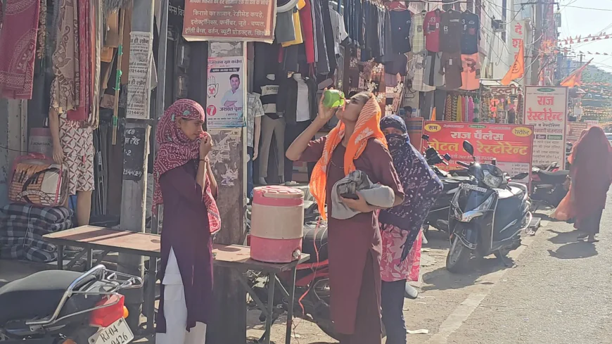 बाड़मेर में फिर बढ़ी गर्मी की मार: 42 डिग्री पार पहुंचा तापमान, अगले 4 दिन हीटवेव का अलर्ट