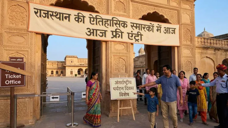 राजस्थान में आज इतिहास से रूबरू होने का सुनहरा मौका: सभी संग्रहालय और स्मारक फ्री, पर्यटकों का होगा शाही स्वागत
