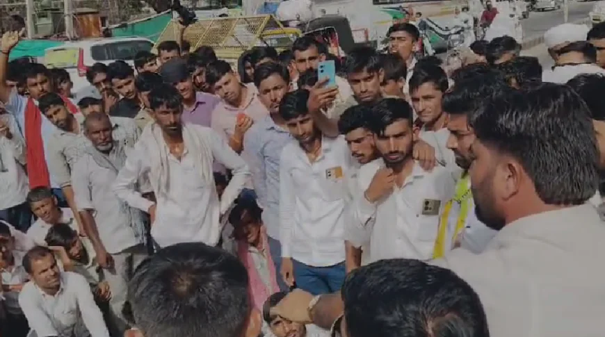 Balotra Illegal Mining: खेतों में अवैध बजरी खनन के खिलाफ RLP का कलेक्ट्रेट घेराव, किसानों में आक्रोश