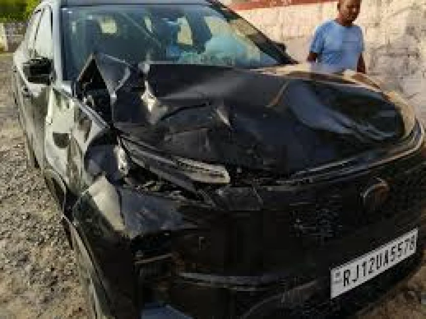 सांड से टकराई सरकारी इंजीनियर की एसयूवी, मां की दवा लेने निकले ड्राइवर की दर्दनाक मौत