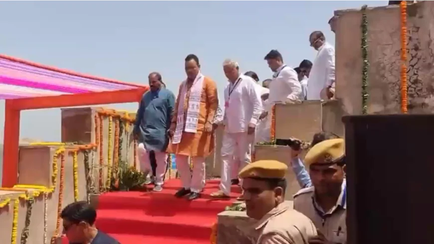 बीसलपुर बांध पहुंचे CM भजनलाल शर्मा: जल पूजन कर शुरू किया ‘वंदे गंगा’ अभियान
