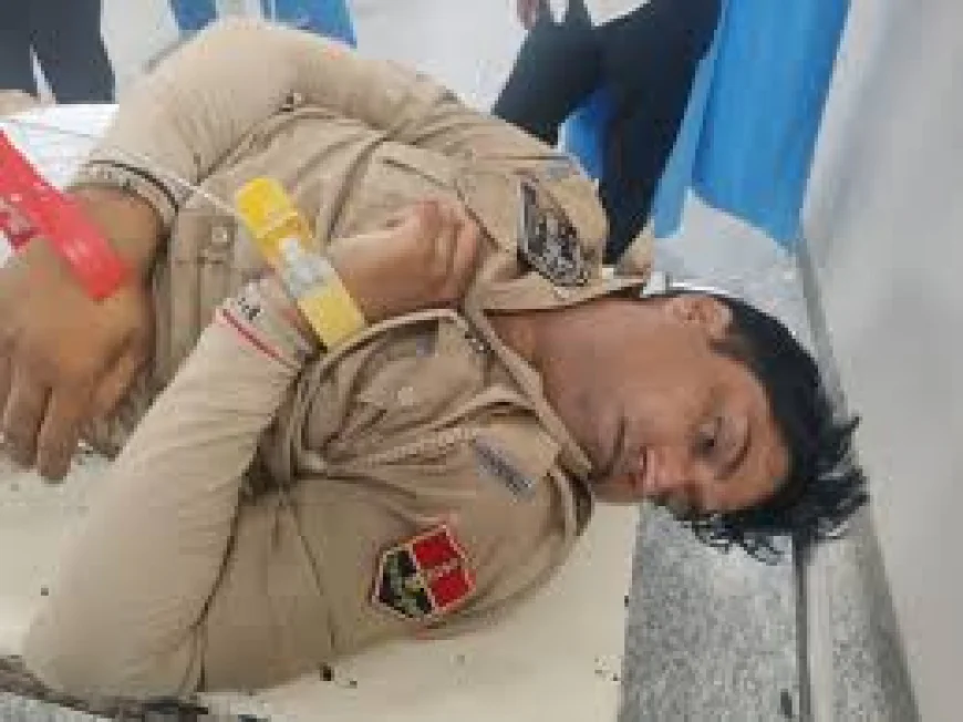 जयपुर में दर्दनाक हादसा: डिवाइडर से टकराई बाइक, नाकाबंदी ड्यूटी से लौट रहे कांस्टेबल लोकेंद्र की मौत