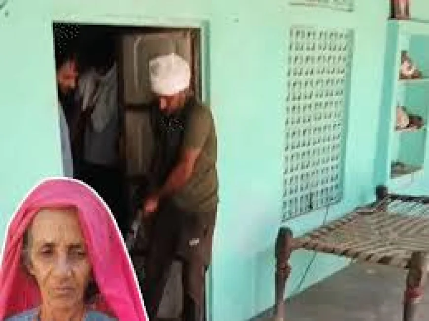 झुंझुनूं में मंदिर से लौट रही बुजुर्ग महिला की बेरहमी से हत्या, युवक ने जमीन पर सिर पटक-पटककर ली जान