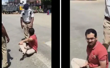 गर्भवती पत्नी के साथ ट्रैफिक में फंसा शख्स सड़क पर बैठा, VIP मूवमेंट को लेकर छिड़ी बहस जानिए पूरी खबर...