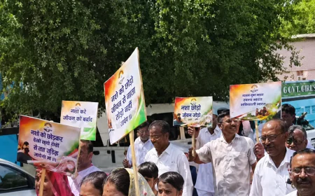 महंगाई और नीट पेपर लीक के खिलाफ कांग्रेस का हल्ला बोल, बाड़मेर कलेक्ट्रेट पर जोरदार प्रदर्शन