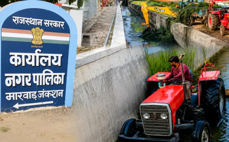 नाले में दौड़ता दिखा ट्रैक्टर, लोग रह गए हैरान! मानसून से पहले शुरू हुई अनोखी मुहिम...