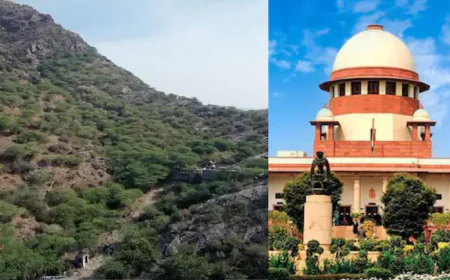 सुप्रीम कोर्ट ने अरावली पर्वतमाला को लेकर 5 सदस्यीय समिति गठित की, खनन पर लगी रोक