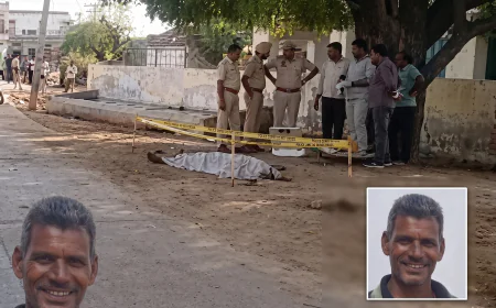 जालोर में खौफनाक वारदात: भतीजे ने कुल्हाड़ी से चाचा की हत्या, पुरानी रंजिश में लिया बदला