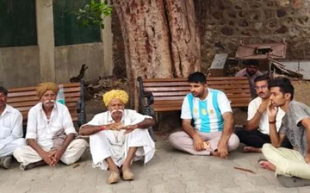 मंत्री विश्नोई बोले- लंबित मामलों का होगा समाधान, भाटी ने कहा- जनता के लिए संघर्ष जारी... 55 दिन बाद खत्म हुआ गिरल मजदूरों का धरना