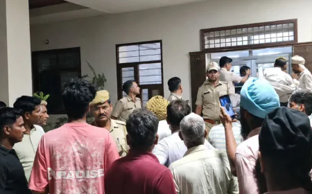 श्रीगंगानगर में पंचर के पैसे मांगने पर ट्रैक्टर चालक ने दुकानदार को कुचला