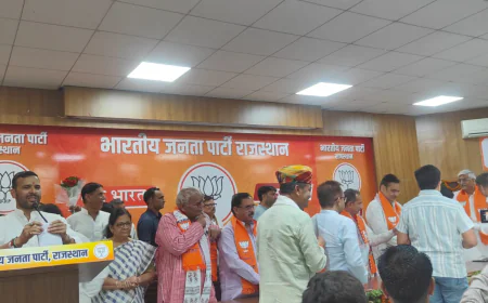 Rajya Sabha Election 2026: BJP से सतीश पूनिया और अलका गुर्जर ने भरा नामांकन, CM भजनलाल-वसुंधरा राजे रहे साथ