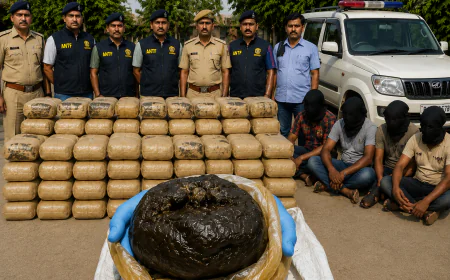 राजस्थान ANTF और हरियाणा पुलिस का बड़ा धमाका: 'ऑपरेशन जमुहार' में पकड़ी 4.5 करोड़ की अफीम, मणिपुर से जुड़ा है कनेक्शन!