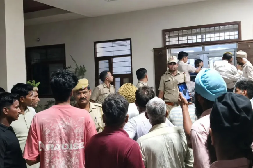 श्रीगंगानगर में पंचर के पैसे मांगने पर ट्रैक्टर चालक ने दुकानदार को कुचला