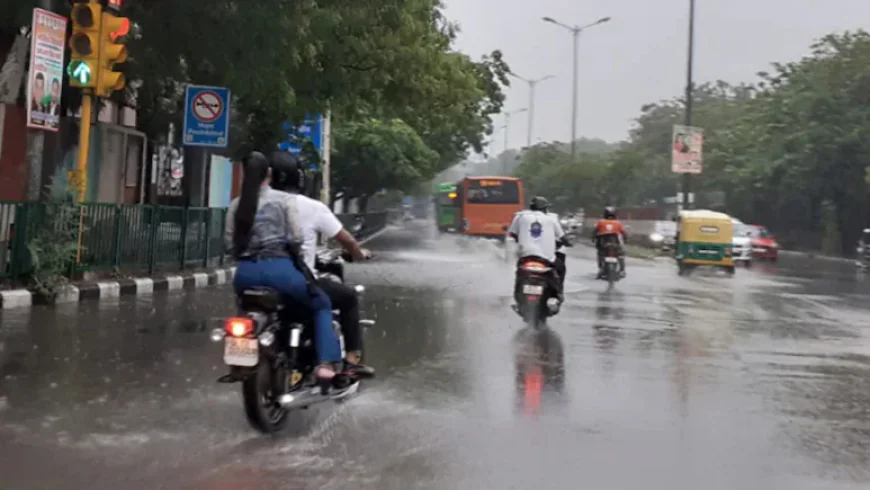 दिल्ली-एनसीआर में बदला मौसम का मिजाज: तेज आंधी-बारिश से मिली राहत, IMD ने जारी किया येलो अलर्ट