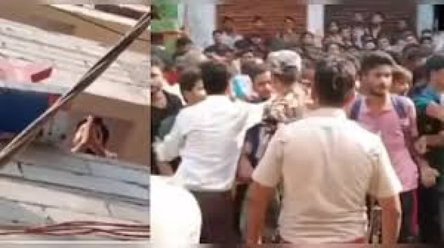 खान सर के खिलाफ पटना में छात्रों का प्रदर्शन: ज्ञान बिंदु कोचिंग के स्टूडेंट्स ने रौशन आनंद की रिहाई की उठाई मांग