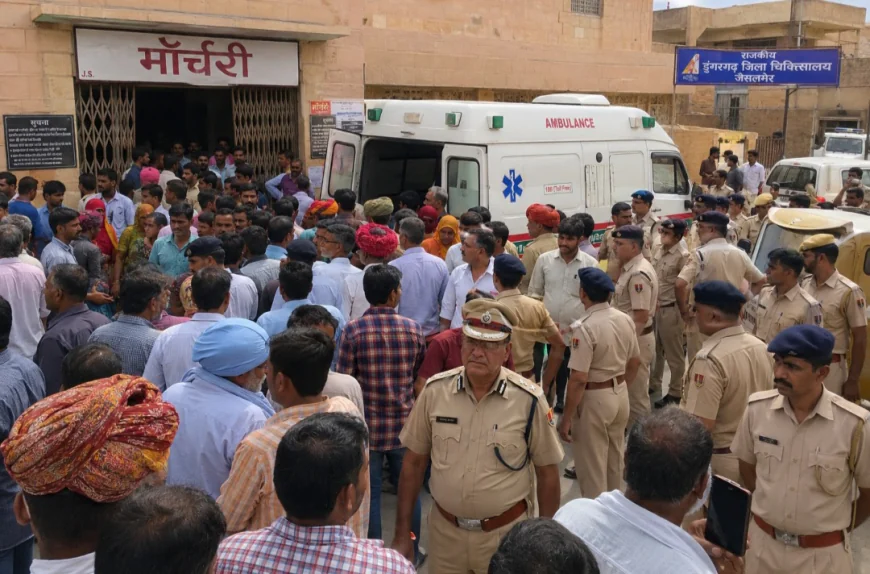 युवक का अपहरण कर बेरहमी से पीटने का आरोप, इलाज के दौरान मौत; मोर्चरी में भारी पुलिस जाब्ता तैनात